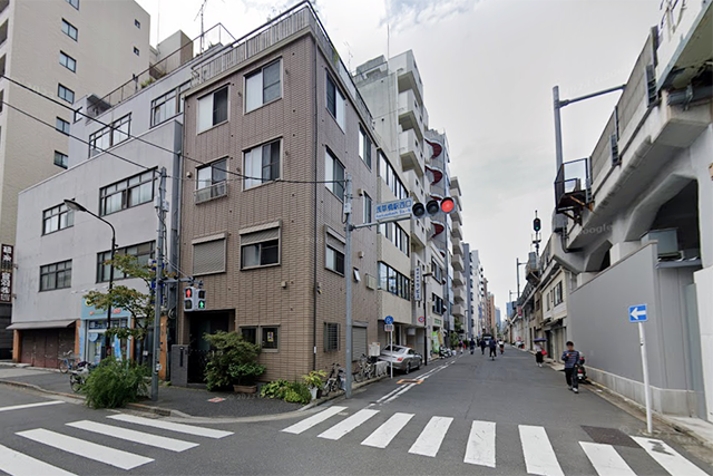 浅草橋駅西側エリアの風景