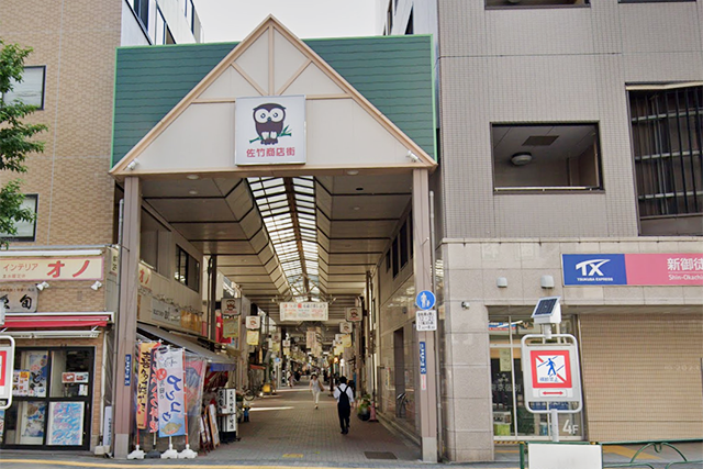 新御徒町駅南側エリアの入口