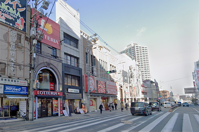 天王寺駅北側エリアの風景