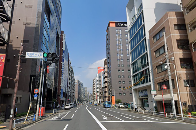 新御徒町駅北側エリアの風景
