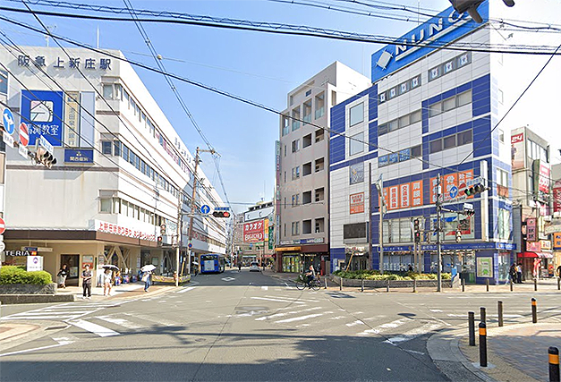 上新庄エリアの風景