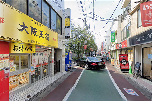 下高井戸駅南側エリアの風景