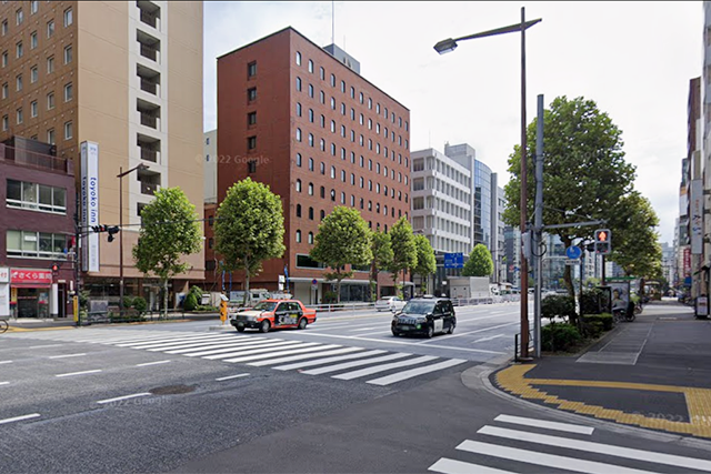 馬喰町駅北側エリアの風景