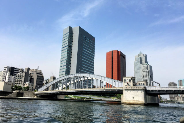  勝どき駅周辺の風景