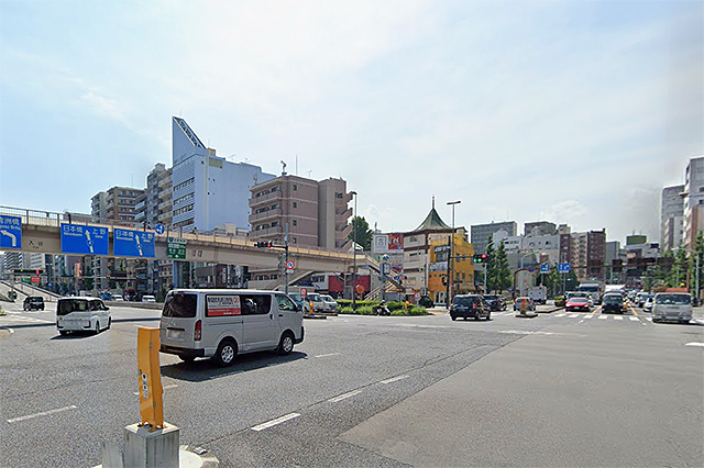 入谷駅南側エリアの風景
