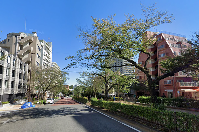 茗荷谷駅南側エリア風景