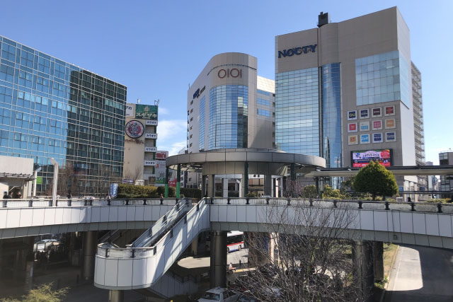 溝の口駅前風景