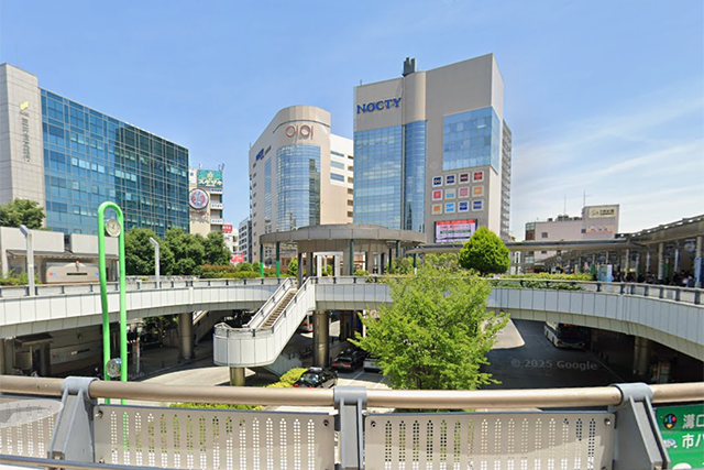 溝の口駅東側エリアの風景
