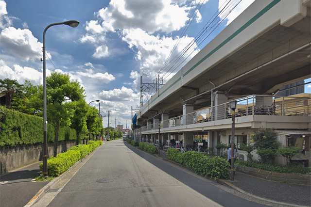北綾瀬駅南側エリアの風景