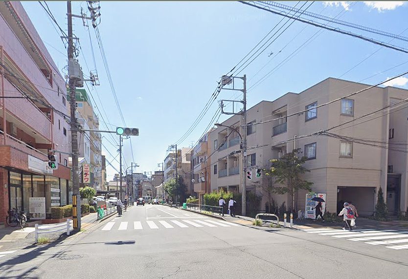 用賀駅南側エリアの風景