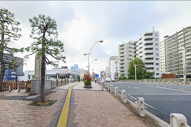 住吉駅南側エリアの風景
