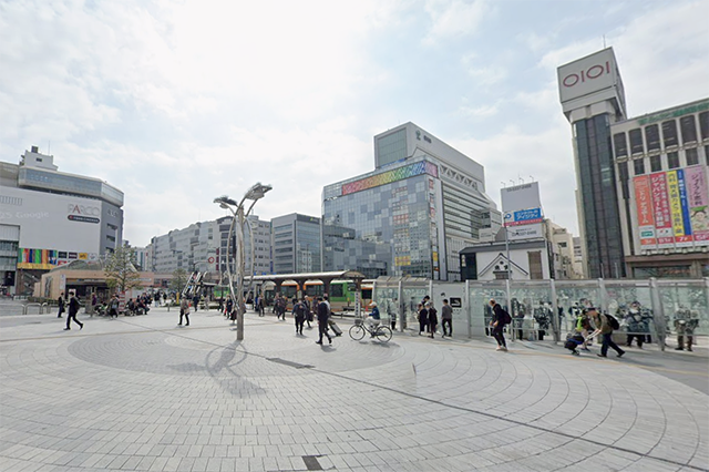 錦糸町駅南側エリアの風景