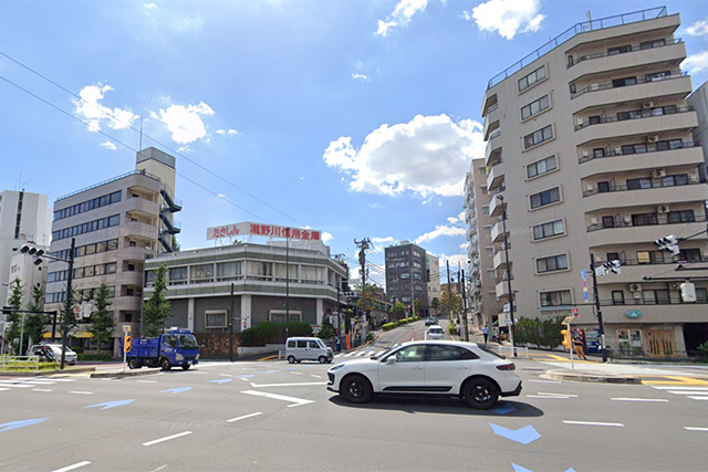 白山駅南側エリア風景