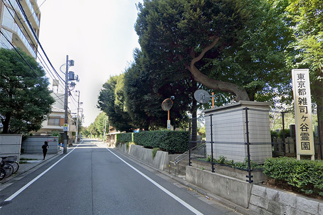 護国寺駅北側エリアの風景