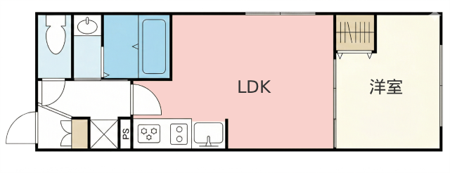 1LDK間取り図