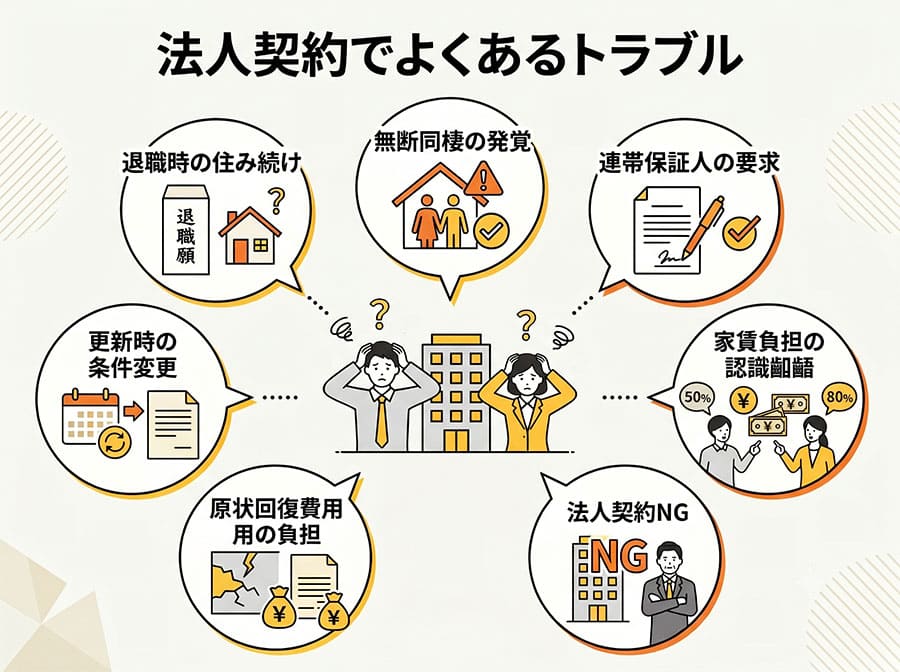 よくあるトラブルの全体像図解