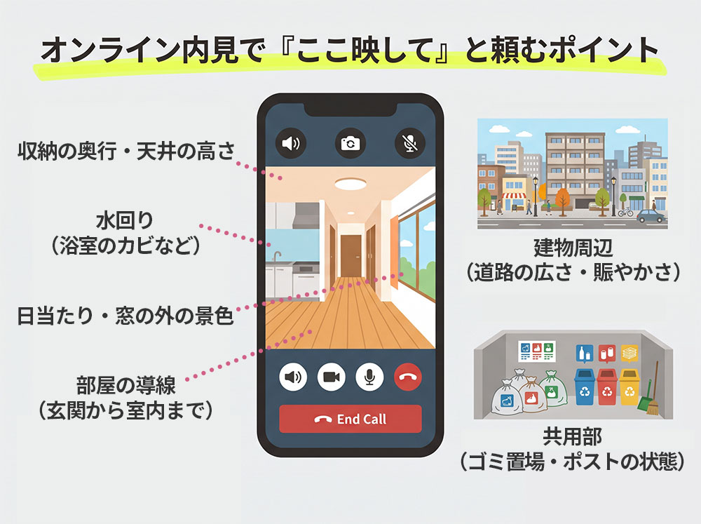 【図解】内見で聞くべき5大質問リスト