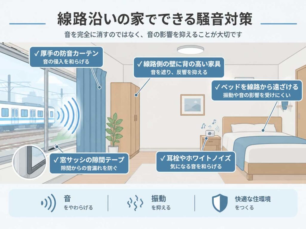 線路沿いの家で後悔しないための対策