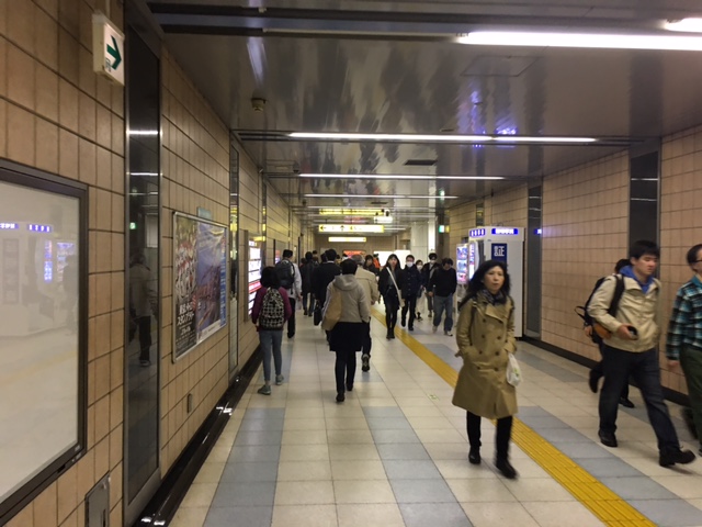 東京メトロ半蔵門線　錦糸町駅　改札外通路