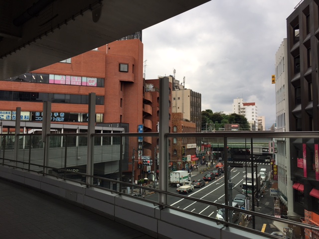 西日暮里駅　陸橋から見える風景