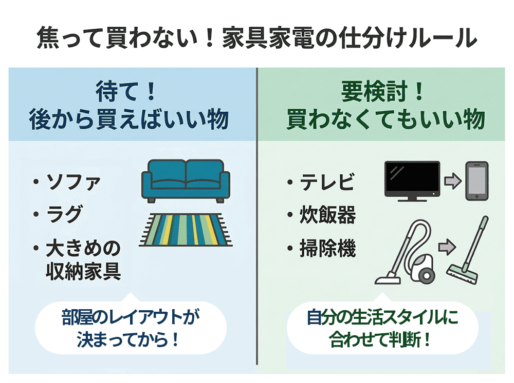 【図解】家具家電の仕訳ルール